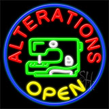 Alterations Open Neon Sign