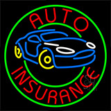 Auto Insurance Car Logo Neon Sign