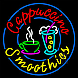 Cappuccino Smoothies Neon Sign