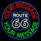 Custom Route 66 Neon Sign