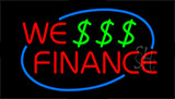 We Finance Animated Neon Sign