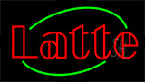 Latte Animated Neon Sign