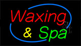 Waxing And Spa Animated Neon Sign