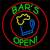 Bar Open With Beer Mug Neon Sign