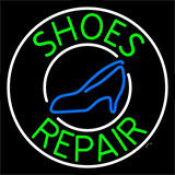 Green Shoes Repair Blue Sandal Neon Sign