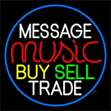 Custom Music Red Buy Sell Trade Neon Sign