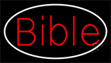 Red Bible With Border Neon Sign