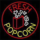 Red Fresh Yellow Popcorn Neon Sign