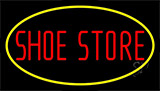 Shoe Store With Neon Sign