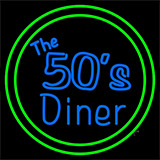 The 50s Diner Circle Neon Sign