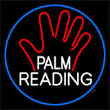 White Palm Reading Border Neon Sign