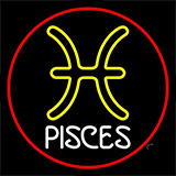 White Pisces Neon Sign