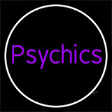 Purple Psychics With Circle Neon Sign