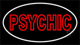 Red Double Stroke Psychic White Border Neon Sign