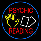Red Psychic Readings With Logo And Border Neon Sign