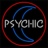 Red Psychic White Logo Neon Sign