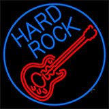 Hard Rock Guitar Neon Sign