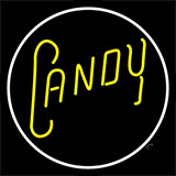 Yellow Candy Neon Sign