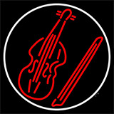 Violin Neon Sign