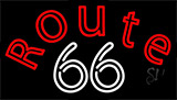Double Stroke Route 66 Neon Sign