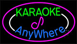Karaoke Anywhere Neon Sign