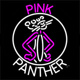 Pink Panther Standing Neon Sign