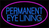 Blue Permanent Eye Lining Neon Sign