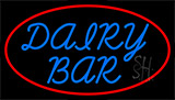 Dairy Bar With Logo Neon Sign