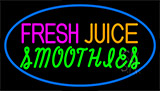 Fresh Juices Smoothies Neon Sign
