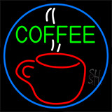 Hot Coffee Glass Neon Sign