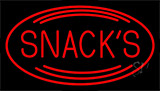 Red Snacks Neon Sign