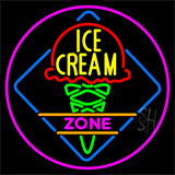 Ice Cream Zone Neon Sign
