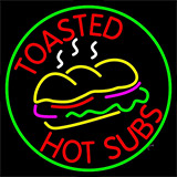 Toasted Hot Subs Neon Sign