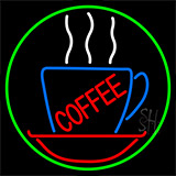 Red Coffee Inside Cup Neon Sign