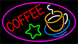 Red Coffee Logo Neon Sign