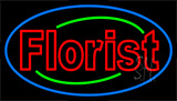 Red Florist Neon Sign