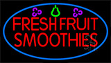 Red Fresh Smoothies Neon Sign