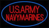 Us Army Navy Marines Neon Sign