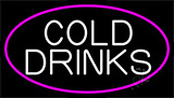 White Cold Drinks Neon Sign