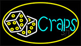 Double Stroke Craps With Dise 4 Neon Sign
