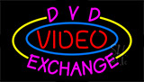 Dvd Video Exchanged 1 Neon Sign