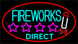 Fire Work Direct 2 Neon Sign