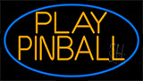 Green Play Pinball 2 Neon Sign