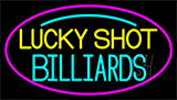 Lucky Shot Billiards 2 Neon Sign