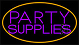 Party Supplies 3 Neon Sign