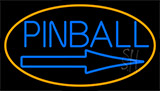Pinball With Arrow 3 Neon Sign