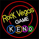 Rock Vegas Keno Neon Sign
