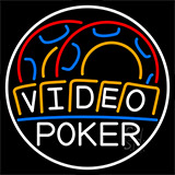 Video Poker 1 Neon Sign