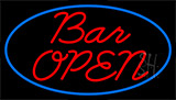 Cursive Bar Open Neon Sign