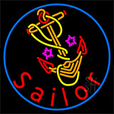 Custom Sailor Logo 1 Neon Sign